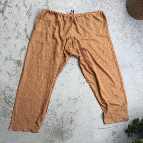 Brown Geo Print Salwar Pants - Picture 6 of 6